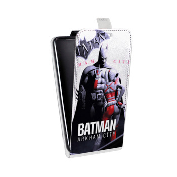 Дизайнерский вертикальный чехол-книжка для Samsung Galaxy S6 Edge Batman игра (на заказ)