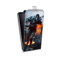 Дизайнерский вертикальный чехол-книжка для HTC Desire 601 Battlefield