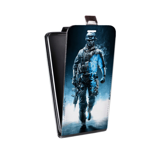 Дизайнерский вертикальный чехол-книжка для Alcatel One Touch Hero Battlefield
