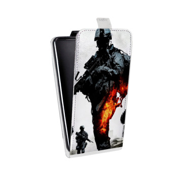 Дизайнерский вертикальный чехол-книжка для Sony Xperia Z3 Battlefield (на заказ)