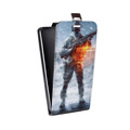 Дизайнерский вертикальный чехол-книжка для Alcatel 3 Battlefield