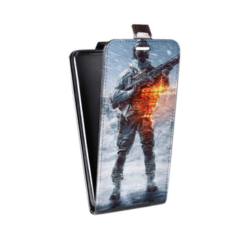 Дизайнерский вертикальный чехол-книжка для Alcatel One Touch Pop D5 Battlefield (на заказ)