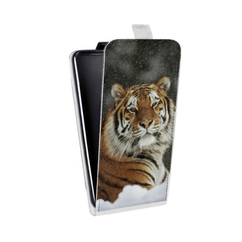 Дизайнерский вертикальный чехол-книжка для Samsung Galaxy S8 Plus Тигры (на заказ)