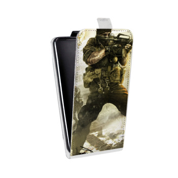 Дизайнерский вертикальный чехол-книжка для HTC Desire 300 Call of duty (на заказ)