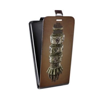 Дизайнерский вертикальный чехол-книжка для Alcatel One Touch Pop D5 Dark souls (на заказ)