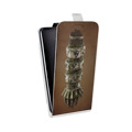 Дизайнерский вертикальный чехол-книжка для Iphone 12 Pro Dark souls
