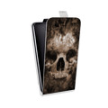 Дизайнерский вертикальный чехол-книжка для HTC Desire 516 Dark souls