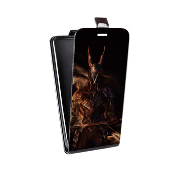 Дизайнерский вертикальный чехол-книжка для Samsung Galaxy Note 2 Dark souls (на заказ)
