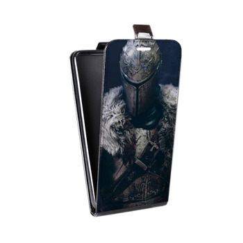 Дизайнерский вертикальный чехол-книжка для Samsung Galaxy Note 2 Dark souls (на заказ)