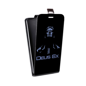 Дизайнерский вертикальный чехол-книжка для Alcatel One Touch Pop D5 Deus ex (на заказ)