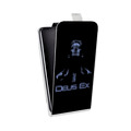 Дизайнерский вертикальный чехол-книжка для HTC Desire 601 Deus ex
