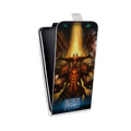 Дизайнерский вертикальный чехол-книжка для Realme 7 Pro Diablo