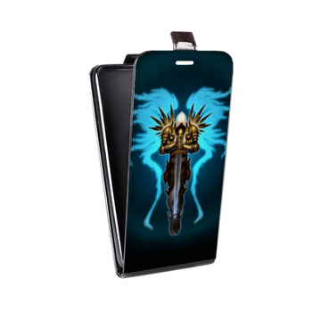 Дизайнерский вертикальный чехол-книжка для Iphone 7 Plus / 8 Plus Diablo (на заказ)