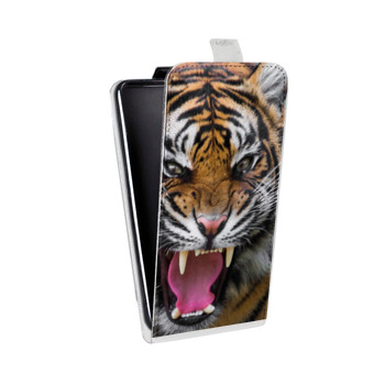Дизайнерский вертикальный чехол-книжка для ASUS ZenFone Max Plus M1 Тигры (на заказ)