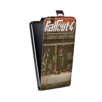 Дизайнерский вертикальный чехол-книжка для Iphone 7 Fallout (на заказ)
