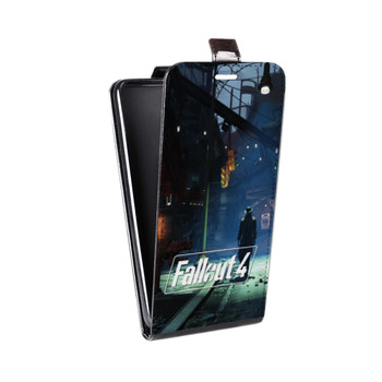 Дизайнерский вертикальный чехол-книжка для Samsung Galaxy S6 Edge Fallout (на заказ)