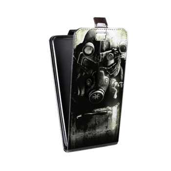 Дизайнерский вертикальный чехол-книжка для Huawei Honor 8 Fallout (на заказ)