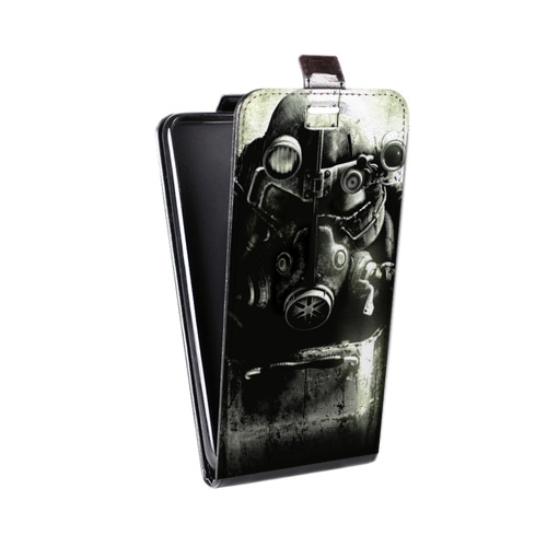 Дизайнерский вертикальный чехол-книжка для Nokia 7 Fallout