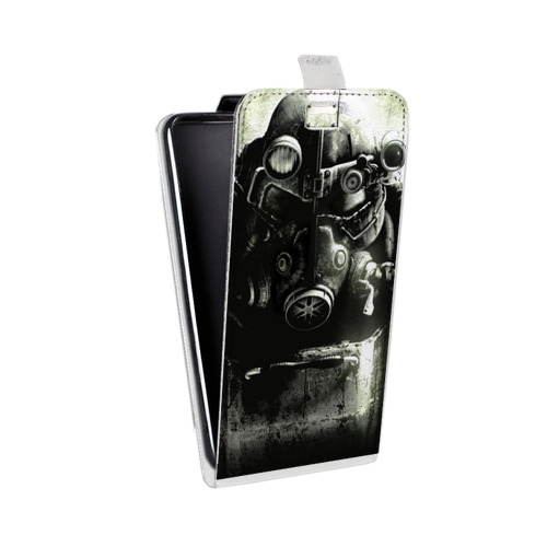 Дизайнерский вертикальный чехол-книжка для HTC U12 Life Fallout