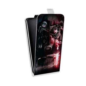 Дизайнерский вертикальный чехол-книжка для HTC U12 Plus Fallout (на заказ)