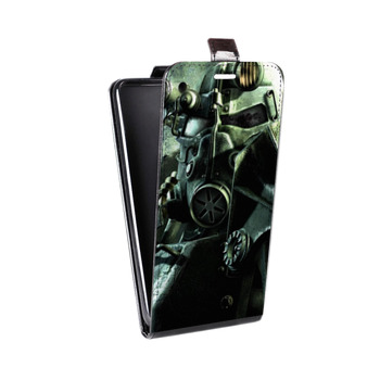 Дизайнерский вертикальный чехол-книжка для Huawei Honor 8 Fallout (на заказ)