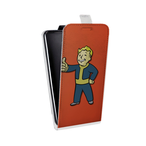 Дизайнерский вертикальный чехол-книжка для LG G3 (Dual-LTE) Fallout