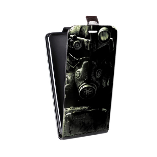 Дизайнерский вертикальный чехол-книжка для Huawei P30 Lite Fallout