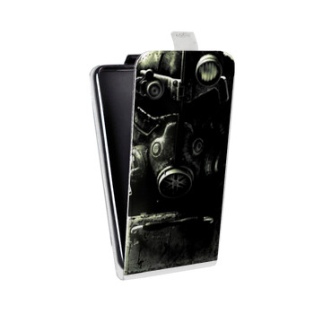Дизайнерский вертикальный чехол-книжка для Huawei P10 Lite Fallout (на заказ)
