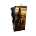 Дизайнерский вертикальный чехол-книжка для LG K10 Far cry