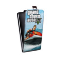 Дизайнерский вертикальный чехол-книжка для Realme 7 Pro GTA