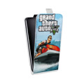 Дизайнерский вертикальный чехол-книжка для Alcatel 1C GTA