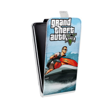 Дизайнерский вертикальный чехол-книжка для Sony Xperia E4g GTA (на заказ)