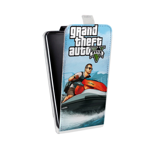 Дизайнерский вертикальный чехол-книжка для OnePlus 7 GTA