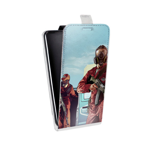 Дизайнерский вертикальный чехол-книжка для Iphone 12 Pro GTA