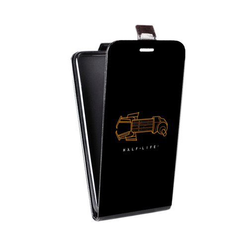 Дизайнерский вертикальный чехол-книжка для LG Google Nexus 4 Half life