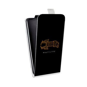 Дизайнерский вертикальный чехол-книжка для Alcatel One Touch Pop D5 Half life (на заказ)