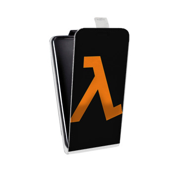 Дизайнерский вертикальный чехол-книжка для Samsung Galaxy S6 Edge Half life (на заказ)