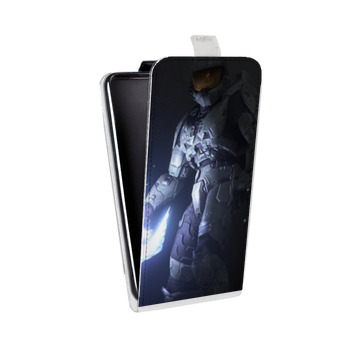 Дизайнерский вертикальный чехол-книжка для Samsung Galaxy S6 Edge Halo (на заказ)