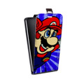 Дизайнерский вертикальный чехол-книжка для Alcatel Shine Lite Mario