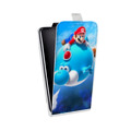 Дизайнерский вертикальный чехол-книжка для Iphone 12 Pro Mario