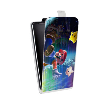 Дизайнерский вертикальный чехол-книжка для Huawei P Smart Mario (на заказ)