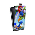 Дизайнерский вертикальный чехол-книжка для Iphone 12 Mini Mario