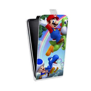 Дизайнерский вертикальный чехол-книжка для ASUS ZenFone 4 Max ZC520KL Mario (на заказ)