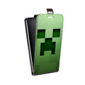 Дизайнерский вертикальный чехол-книжка для HTC One M9+ Minecraft