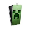 Дизайнерский вертикальный чехол-книжка для Huawei Honor 30 Minecraft