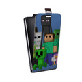 Дизайнерский вертикальный чехол-книжка для Asus ZenFone 4 Max Minecraft