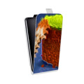 Дизайнерский вертикальный чехол-книжка для Xiaomi RedMi Note 5A Minecraft