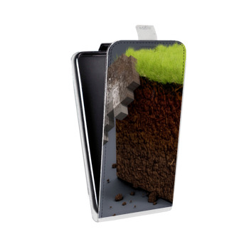 Дизайнерский вертикальный чехол-книжка для Iphone 7 Plus / 8 Plus Minecraft (на заказ)