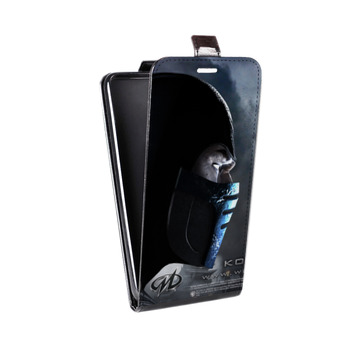 Дизайнерский вертикальный чехол-книжка для Sony Xperia E4g Mortal Combat (на заказ)