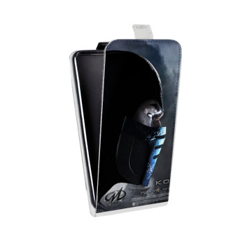Дизайнерский вертикальный чехол-книжка для Iphone Xs Max Mortal Combat (на заказ)
